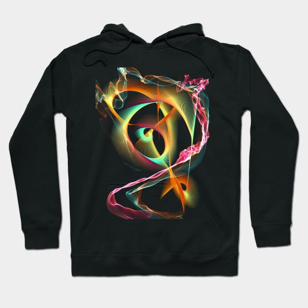 Colorfully Cool Hoodie by UBiv Art Gallery